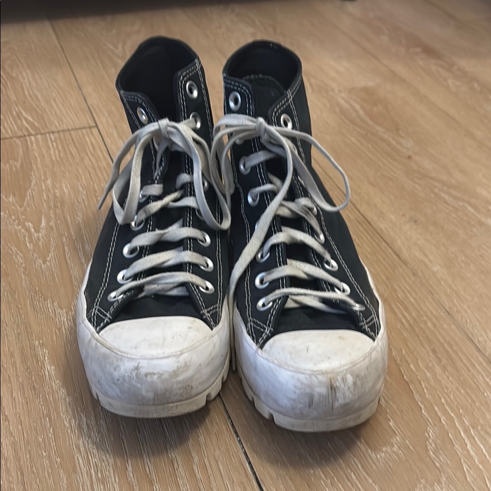 Black Lugged Converse